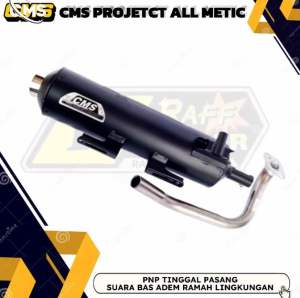 Knalpot Racing CMS Copy Beat Cms Vario CMS Mio CMS Matic Beat Deluxe Beat Karbu Beat Fi Beat Esp Vario 125Led Vario 150Led Mio Sporty Mio Smile Mio M3 Mio J Suara Bass Adem Padat Barang Bergarnsi Termurah