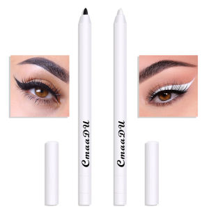 VEDO 💕COD Pensil Matte Eyeshadow & Eyeliner 2pcs Pencil 2 Warna Hitam & Putih Waterproof