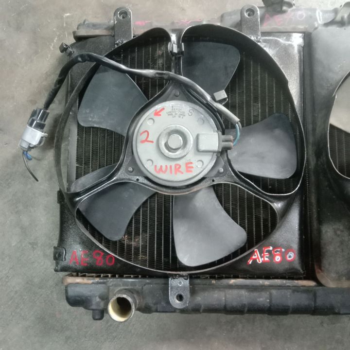 TOYOTA AE80 RADAITOR FAN HIGH SPEED JAPAN 2WIRE MOTOR DENSO | Lazada