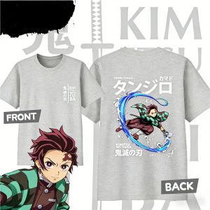 Bandai | Demon Slayer Kamado Tanjiro Pure Cotton T-shirt for 2026 Summer Kids/Mens/Womens Fashion Casual Cosplay Short Sleeved T-shirt
