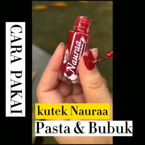 KUTEK HALAL UNTUK SHOLAT NAURAA Bebas Alkohol Tahan Lama Henna Kuku Cat MAROON