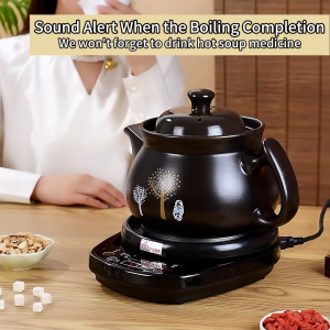 Fully Automatic Chinese Medicine Electric Brewing Pot Household Ceramic Cooking Pot Sound Alert When the Boiling Completion for Decocting Medicine Making Soup Dual-purpose Pot