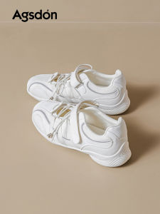 Agsdon | Sporty Casual Breathable Hollow Shoes Womens Derby Shoes