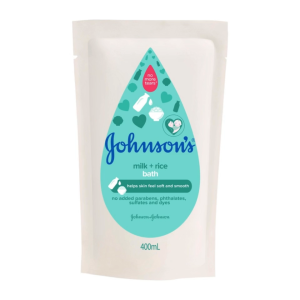Johnsons Milk+Rice Baby Bath 400ml Refill: A Gentle Baby Bath Solution