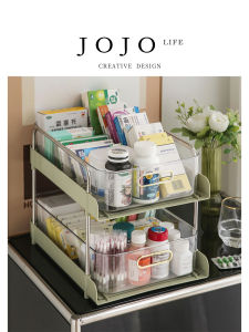 Mr. Grocerys Home Organization Shelf Company Medicine Cabinet Desktop Storage Rack Plastic No Drilling Required Universal Use