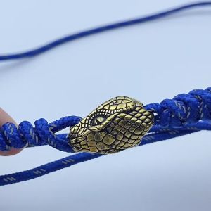 Aksesoris Bandul Liontin Kalung Gelang Tali Gantungan Kunci Pendant Bentuk Kepala Ular Vintage Anti Karat