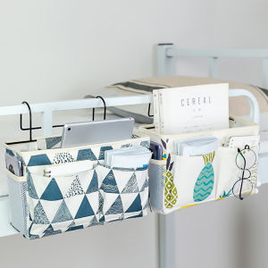 กระเป๋าใส่โทรศัพท์มือถือสำหรับห้องนักเรียน ผ้าฝ้าย สไตล์ยุโรป วัสดุอื่นๆ กระเป๋าคล้องหัวเตียง สำหรับนักเรียน กระเป๋าใส่ของข้างเตียง