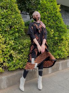 Kaftan Wayang Kawung Rayon