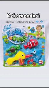 [Flash SALE] MOMO Toys Fishing Game Mika 388A1 - Mainan Air Anak Pancingan Ikan SNI