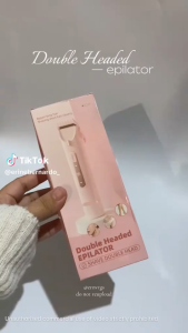Electric Hair Shaver 2 in 1 Dual-Head Removal for Body Face Underarms Legs Electric Razor Female Painless Bikini Trimme