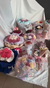 Premium 6 Layer Korean Carnation Artificial Soap Flower 50pcs