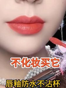 Long-Lasting Waterproof Velvet Lip Glaze Recommended by Li Jiaqi Non-Stick Cup No Smudging Matte Natural Looking Lip Color