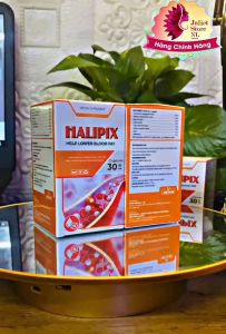 [COMBO 3 HỘP] HALIPIX VIÊN UỐNG HỖ TRỢ SỨC KHỎE HUYẾT ÁP PHÒNG NGỪA ĐỘT QUỴ TIM MẠCHGIẢM MỠ MÁU ỔN ĐỊNH ĐƯỜNG HUYẾT