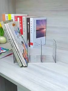 Storix PET Material Multifunctional 3 Tier Compartments File Organizer Magazine Document Bookshelf Storage Desk Rack