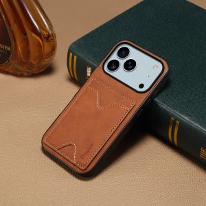 EUCAGR Ví Đựng Điện Thoại Bằng Da PU Sang Trọng Có Ngăn Đựng Thẻ Từ Tính Cho iPhone 18 Pro Max 18Pro Ốp Lưng Chống Sốc Chống Trầy Xước