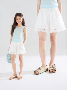 MUCMUKN | Embroidered Lace Cotton Summer Shorts