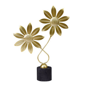 Luxury Nordic Gold Iron Leaf Decorations