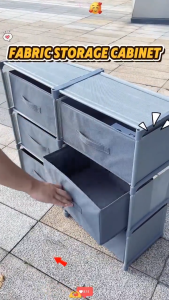 4/6/8/9 Drawers Fabric Cabinet Steel Frame Dustproof Multifunctional Storage for Bedroom Home Office