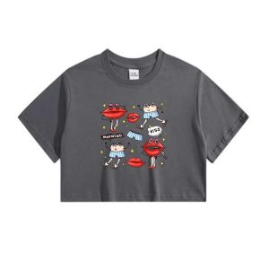 kaos T-shirt crop baju anak perempuan onTheWay berkualitas premium