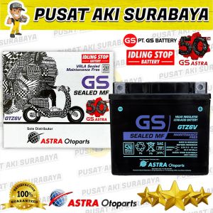AKI KERING ORIGINAL GS ASTRA GTZ6V SEPEDA MOTOR HONDA VARIO SCOOPY SATRIA FU CBR CRF R15 R25 YAMAHA GTZ7S MTZ6S YTZ6V