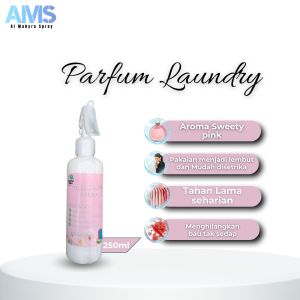 PARFUM LAUNDRY MINYAK WANGI LONDRI TAHAN LAMA AROMA SWEETY PINK NETTO 250ML
