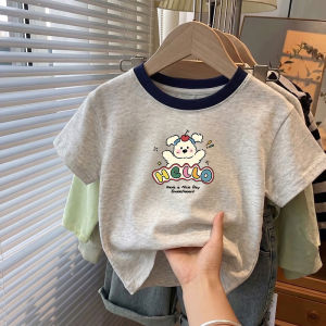 Cartoon Print Cotton T-Shirt