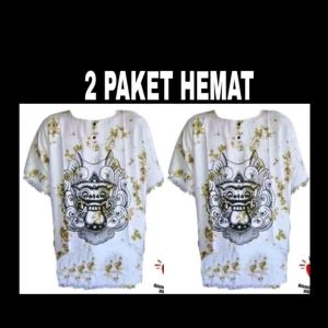 Paket 2 Pcs Baju Barong Bali All Size Wanita Dan Pria Santai Nyaman
