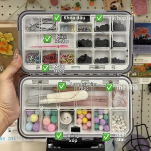 Transparent Divided Organizer Box