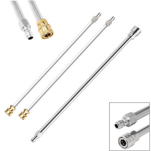 Pressure Washer Wand Stainless Steel and Brass Body and Fitting with 1/4" Quick Connect Power Washer Lance for Power Wash