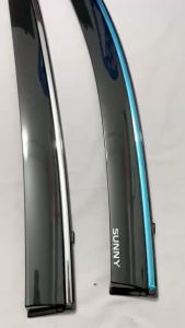 Vè Che Mưa Xe Nissan Sunny đời 2013-2023 Mẫu Chỉ Mạ Crom Sáng Bóng Cao Cấp Bộ 4 Thanh Vè