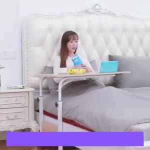 🔥【ร้านค้ากรุงเทพ จัดส่ง 24 ชม】โต๊ะข้างเตียงปรับความสูงได้ 40x60cm โต๊ะคอมพิวเตอร์ โต๊ะเคลื่อนที่มีล้อ ใช้งานสะดวก เหมาะสำหรับทุกพื้นที่ ใช้ได้ทั้งที่บ้านและสำนักงาน โต๊ะผู้ป่วย โต๊ะขี้เกียจ ดีไซน์ทันสมัย  รับน้ำหนักได้ดี! 💡 ราคาคุ้มค่าพร้อมส่งด่วน!