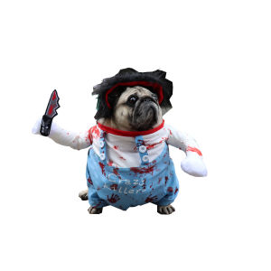 Lovinland Pet Deadly Doll Dog Costume: Fun & Festive Halloween & Party Costumes for Small & Medium Dogs