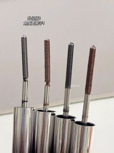 Juduo Orange Flower Tube Mascara Metal Curling Waterproof Long-lasting No Smudging Thickening Base Setting Small Brush Head