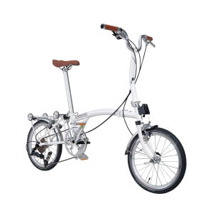 CRANSTON | Adult Lightweight Portable Retro Tri-Fold Bicycle 16 inch