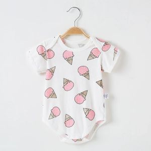Baby Rompers for Summer Newborn Clothes Casual Breathable Toddler Girl Boy Bodysuits Babies Overalls Soft Cotton Infant Clothing