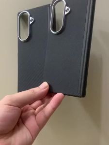 Ultra Thin Business Kevlar Pattern Case For Samsung Z Fold 8 Ultra 7 6 5 For MagSafe Hinge Shockproof Bare Phone Texture Cover