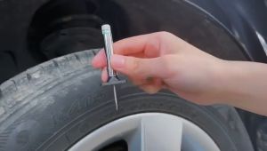 IdoUneed เกจวัดความลึกดอกยางล้อรถ แบบพกพา เครื่องวัดความลึกดอกยาง ที่วัดความลึกดอกยาง ที่เช็กดอกยาง