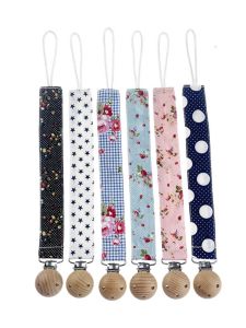 Pure Cotton Baby Soothing Pacifier Chain Anti-Loss Toy for Infants And Toddlers Teething Clip Child Toy Hanging Rope