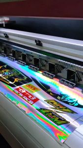 Striping Hologram CB 100 - Sticker Lis Decal Motor CB 100 Glatik Gadis Hijab Desa