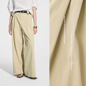 BEIQIANI | Relaxed Minimalist High-Waist Wide Leg Trousers