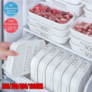 Kitchen Fridge Food Fresh Keeping Sealed Storage Box Fruit Meat Freezing Sorting Sealing Box Graduated Leak Proof Sealer Case Transparent Drawer Storage Caja Transparente - Lazada