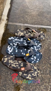 Dép nam Thái Lan quai kẹp rằn ri Rubber Soul Combine chất cao su non siêu mềm