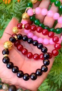 Gelang Batu Giok variasi Pixiu uk 10mm