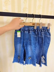 Cutbray Rawis Anak Perempuan Usia 1-10 Tahun Celana Jeans Anak Perempuan Import Kekinian