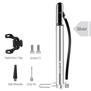 West Biking | WEST BIKING Portable Bike Pump 120PSI High Pressure Aluminum Alloy Hand Pump For Presta Schrader Valve Bicycle Basketball Ball