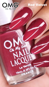 OMG Nail Lacquer 10ml - Red Velvet