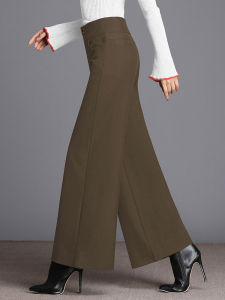 High Waist Straight Leg Wide Leg Pants Womens Loose Fit Trousers Spring Autumn New Style Drapey Suit Long Pants