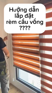 Rèm Cầu Vồng Cản Sáng 80-85% Rèm Cuốn Hiện Đại Làm Theo Yêu Cầu
