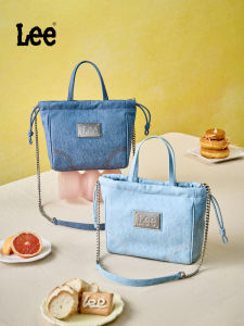 Lee New Versatile Badge Tote Bag Womens Fashionable Single Shoulder Crossbody Bag Casual Commuting Bag Quality Commuter Style