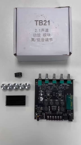 (Dikirim Dari Jakarta) ZK-TB21 TPA3116D2 Bluetooth 5.0 Penguat Subwoofer Papan 50WX2 + 100W 2.1 Channel Power Audio Penguat Suara Stereo Papan